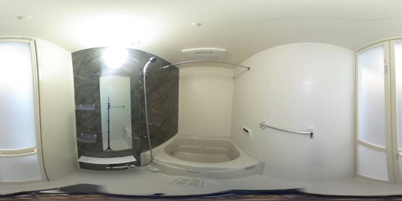 パノラマ画像バスルーム