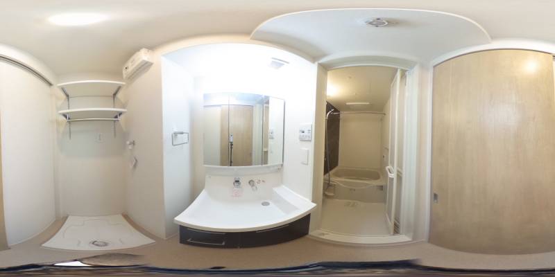 パノラマ画像洗面所