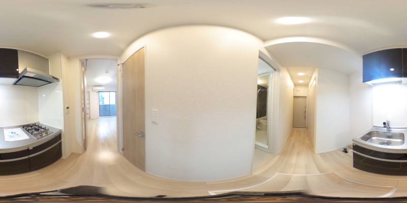 パノラマ画像キッチン