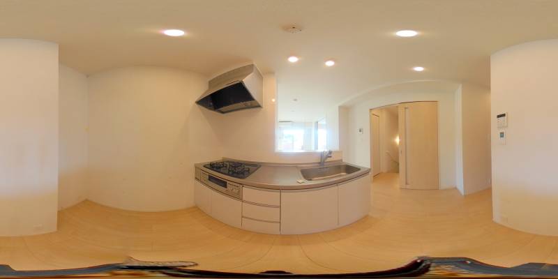 パノラマ画像キッチン