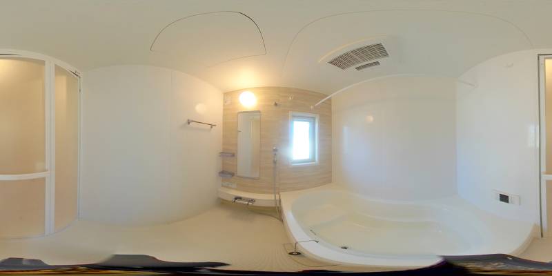 パノラマ画像バスルーム