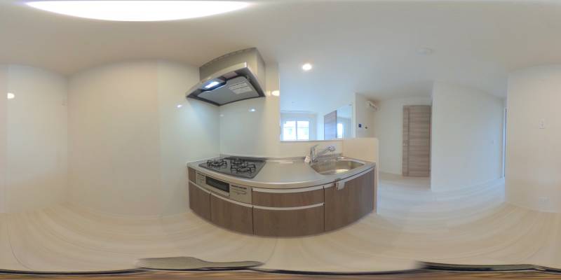 パノラマ画像キッチン