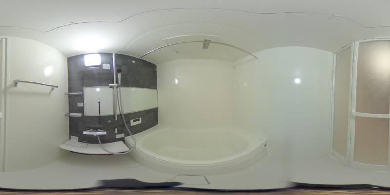 パノラマ画像バスルーム