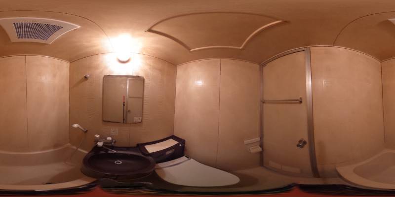 パノラマ画像バスルーム