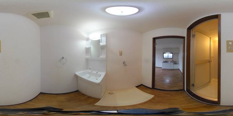 パノラマ画像洗面所