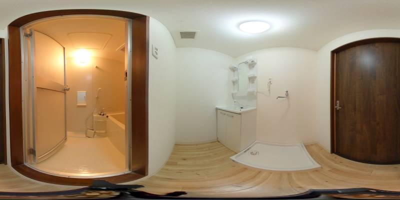 パノラマ画像バスルーム