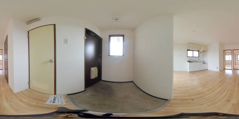 パノラマ画像玄関