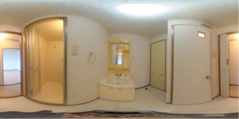 パノラマ画像洗面所