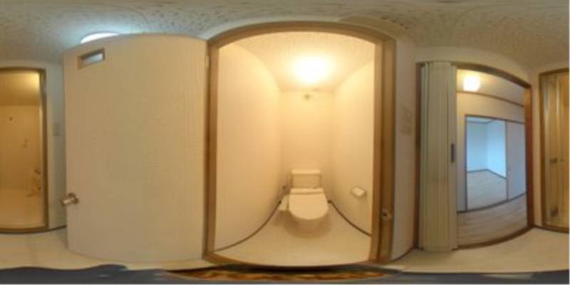 パノラマ画像トイレ