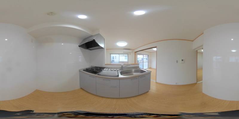 パノラマ画像キッチン