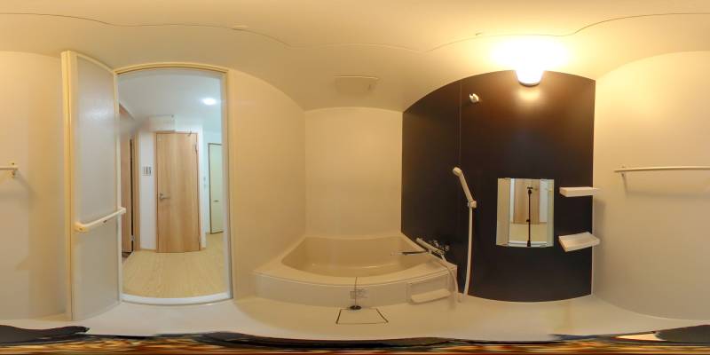 パノラマ画像バスルーム