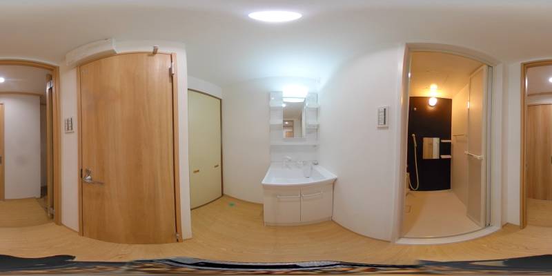 パノラマ画像洗面所