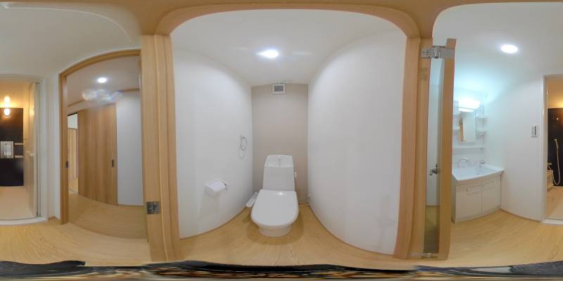パノラマ画像トイレ