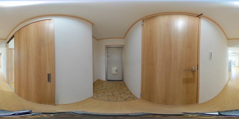 パノラマ画像玄関