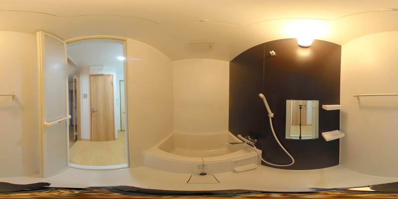 パノラマ画像バスルーム