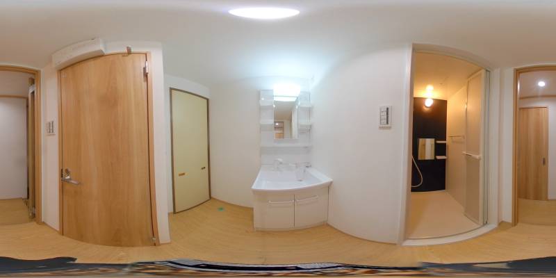 パノラマ画像洗面所