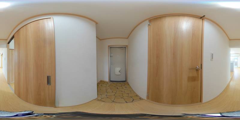 パノラマ画像玄関