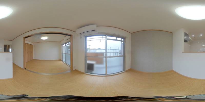 パノラマ画像リビング