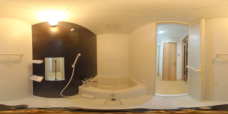 パノラマ画像バスルーム