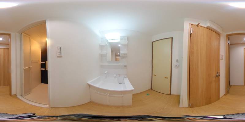 パノラマ画像洗面所