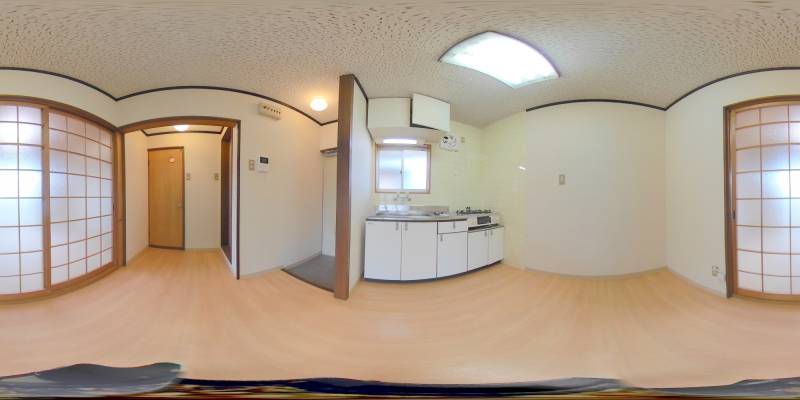 パノラマ画像キッチン