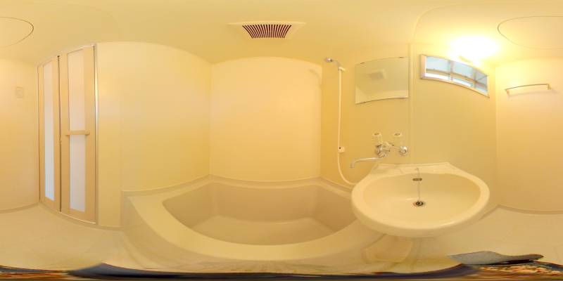 パノラマ画像バスルーム