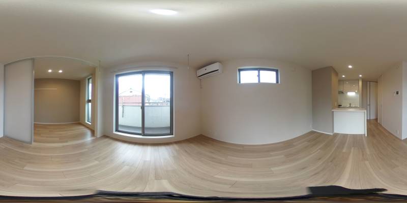 パノラマ画像リビング