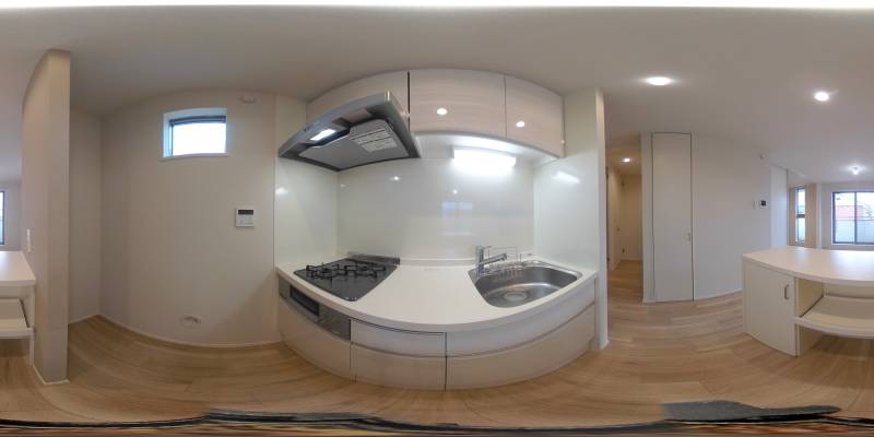 パノラマ画像キッチン