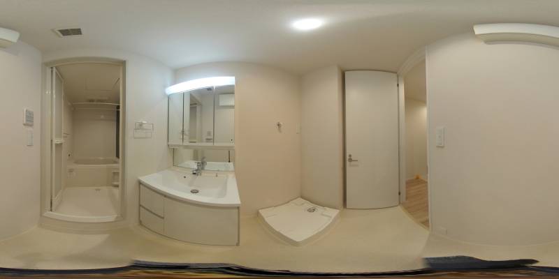 パノラマ画像洗面所