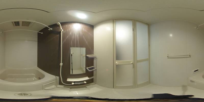 パノラマ画像バスルーム