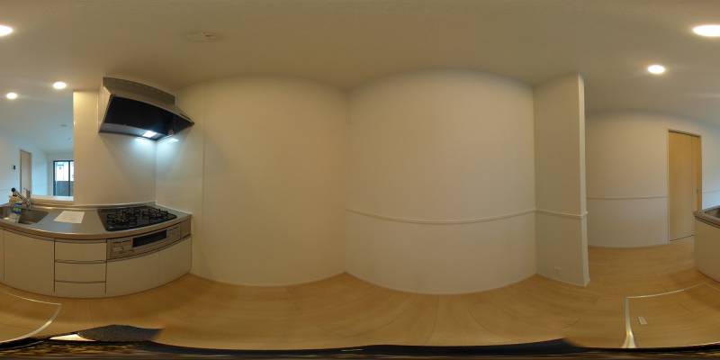 パノラマ画像キッチン