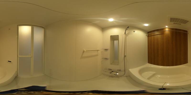 パノラマ画像バスルーム