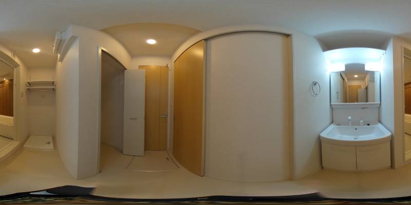 パノラマ画像洗面所