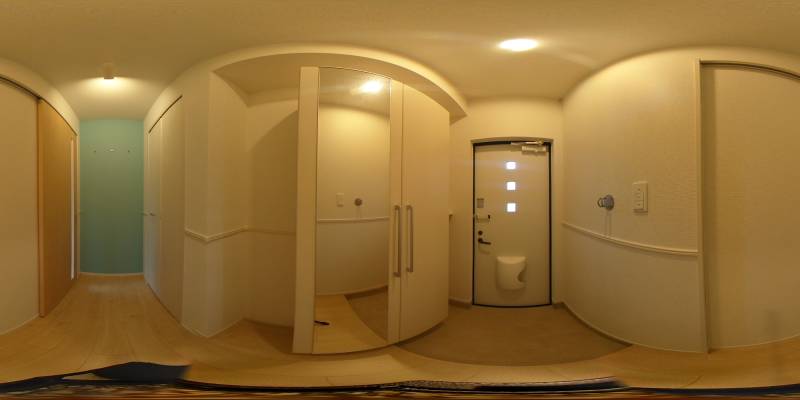 パノラマ画像玄関