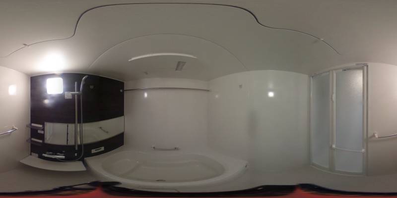 パノラマ画像バスルーム