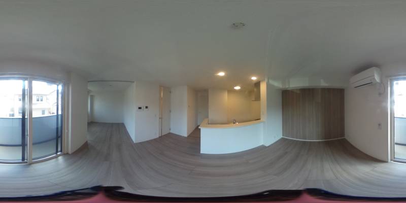 パノラマ画像リビング