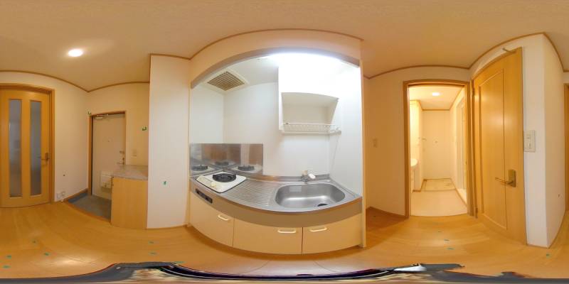 パノラマ画像キッチン