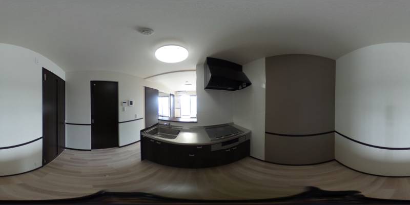 パノラマ画像キッチン