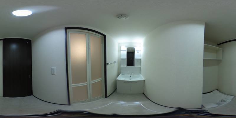 パノラマ画像洗面所