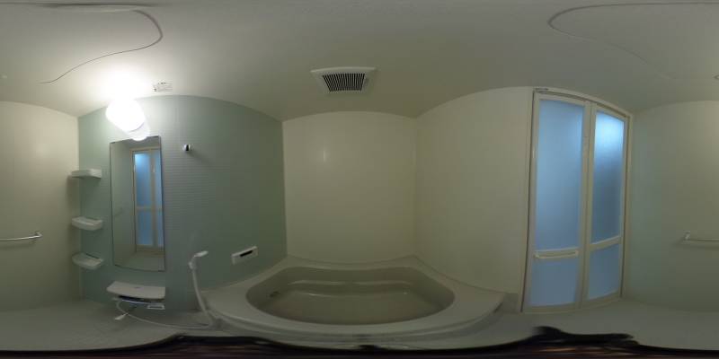 パノラマ画像バスルーム