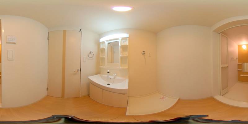 パノラマ画像洗面所