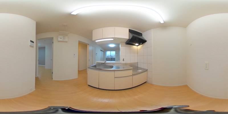 パノラマ画像キッチン