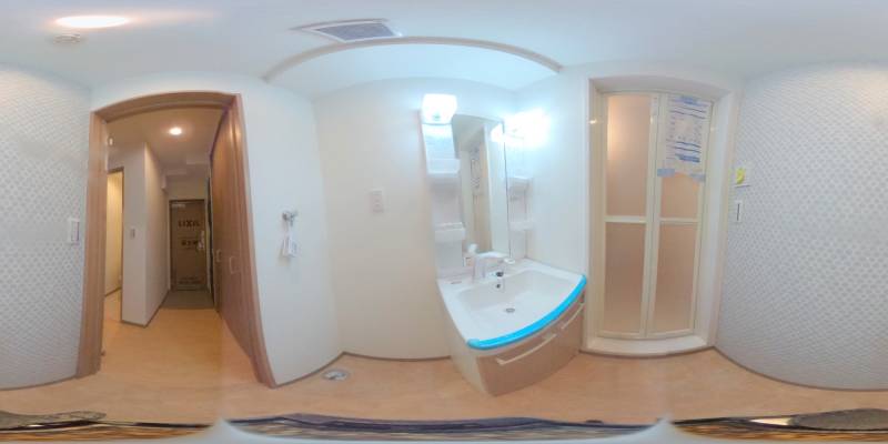 パノラマ画像洗面所