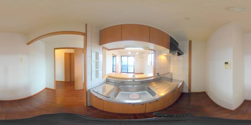 パノラマ画像キッチン