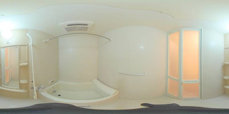 パノラマ画像バスルーム