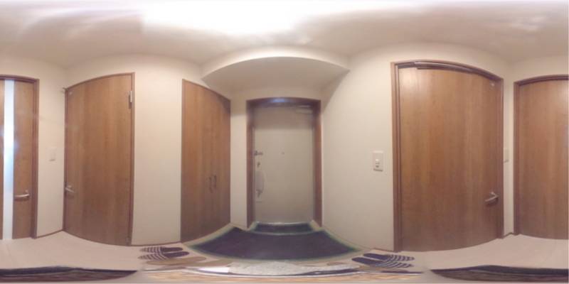 パノラマ画像玄関