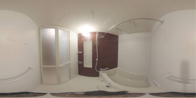 パノラマ画像バスルーム