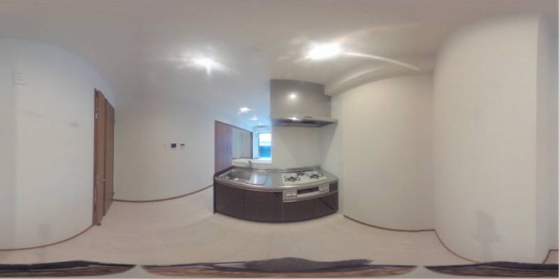 パノラマ画像キッチン