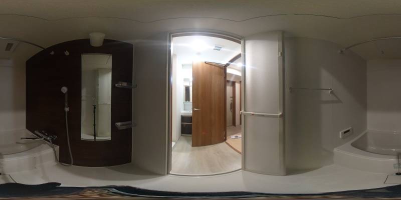 パノラマ画像バスルーム