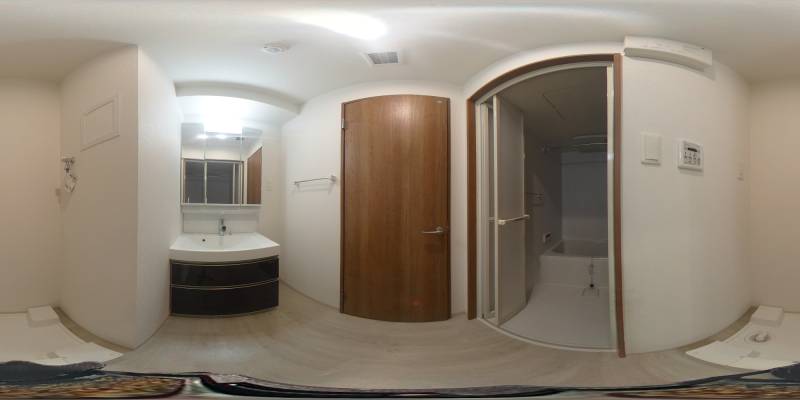 パノラマ画像洗面所